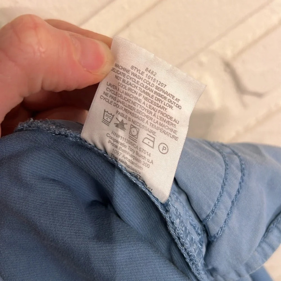 Tory Burch Blue Corduroy Cotton Stretch Skinny Pants, Women’s Size 25 - Picture 9 of 9